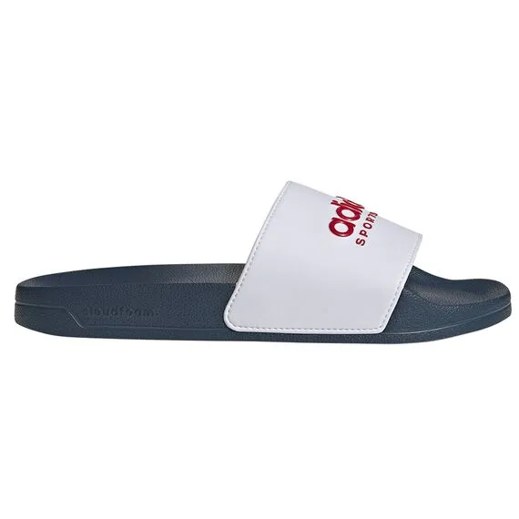 ADIDAS klapki gumowe wodoodporne unisex II0017 białe/granatowe, Kolor: biały, Waga: 0.3, Rozmiar: 39 1/3