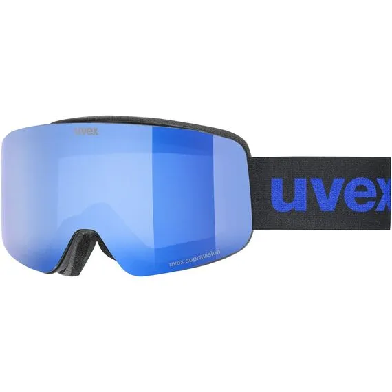 UVEX gogle narciarskie z technologią supravision pwdr FM zielone, Kolor: niebieski, Rozmiar: one size