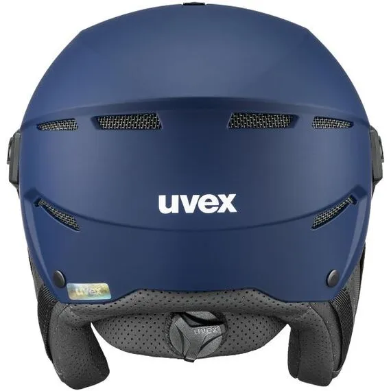 Kask narciarski UVEX Instinct Visor, Kolor: granatowy, Waga: 0.5, Rozmiar: 56-58, 3 zdjęcie