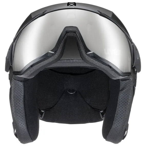 UVEX INSTINCT VISOR kask narciarski hardshell z goglami czarny, Kolor: czarny, Rozmiar: 53-56, 4 zdjęcie