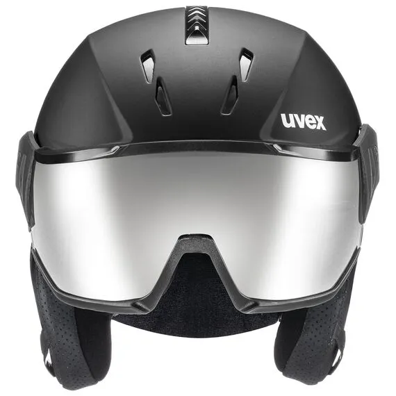 UVEX INSTINCT VISOR kask narciarski hardshell z goglami czarny, Kolor: czarny, Rozmiar: 53-56, 3 zdjęcie