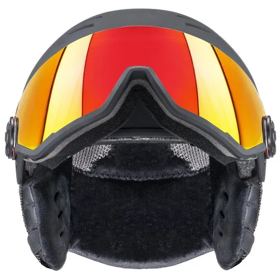 Kask narciarski UVEX Wanted Visor, Kolor: czarny, Rozmiar: 56-58, 4 zdjęcie
