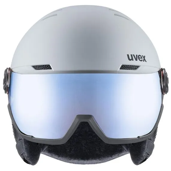 UVEX WANTED VISOR kask narciarski z technologią hardshell szary, Kolor: szary, Rozmiar: 56-58, 3 zdjęcie