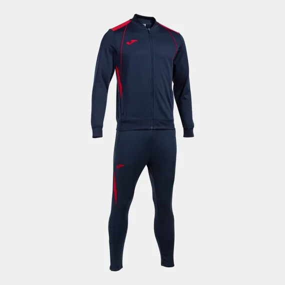 JOMA CHAMPIONSHIP VII komplet męski dres spodnie i bluza 103083.336 granatowy/czerwony, Kolor: granatowy, Waga: 0.2, Rozmiar: S