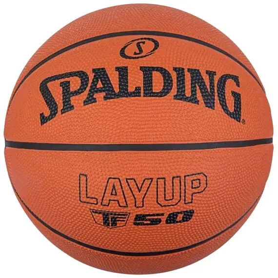 SPALDING piłka do koszykówki treningowa LAYUP TF-50, Kolor: pomarańczowy, Rozmiar: 5