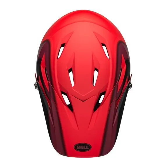 BELL Kask rowerowy full face SANCTION presences matte red black, Kolor: czerwony, Rozmiar: XS (48-51 cm), 4 zdjęcie
