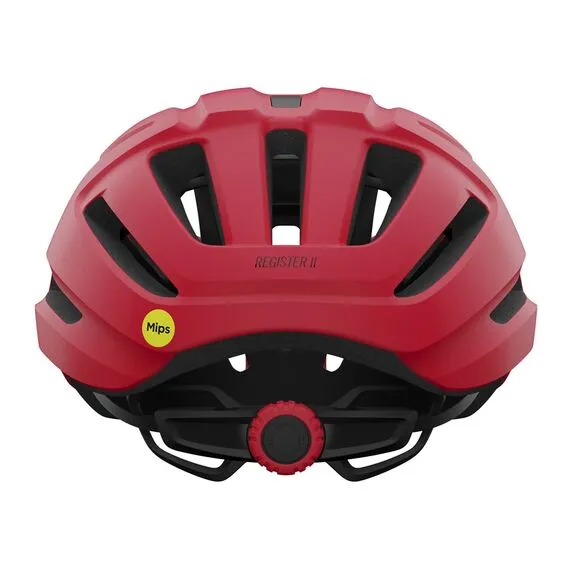 GIRO kask rowerowy z regularcją rozmiaru REGISTER czerwony, Kolor: czerwony, Rozmiar: 54-61, 3 zdjęcie