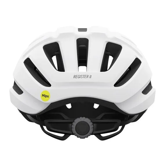 GIRO kask rowerowy z regularcją rozmiaru REGISTER biały, Kolor: biały, Rozmiar: 58-62, 3 zdjęcie