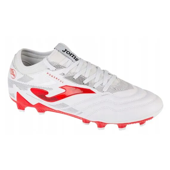 JOMA obuwie piłkarskie męskie na naturalną trawę POWERFULL białe, Kolor: biały, Rozmiar: 46