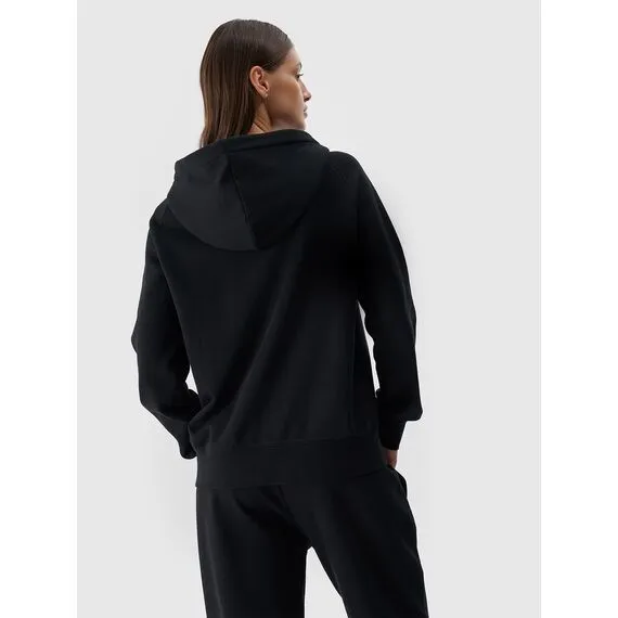 4F bluza damska bawełniana z kapturem 4FWMM00TSWSF1764 czarna, Kolor: czarny, Rozmiar: M, 5 zdjęcie