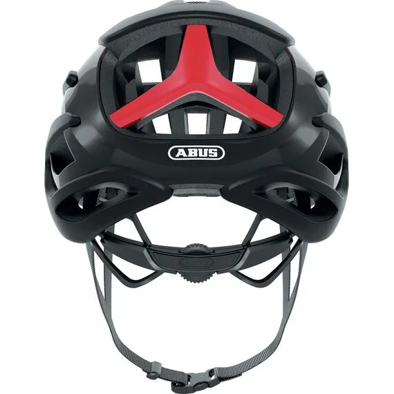 ABUS kask rowerowy AIRBREAKER czarny czerwony