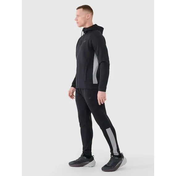 4F bluza dresowa męska trenigowa 4FWSS25TFSWM513 czarna, Kolor: czarny, Rozmiar: L, 2 zdjęcie 4F bluza dresowa męska trenigowa 4FWSS25TFSWM513 czarna, Kolor: czarny, Rozmiar: L, 2 zdjęcie