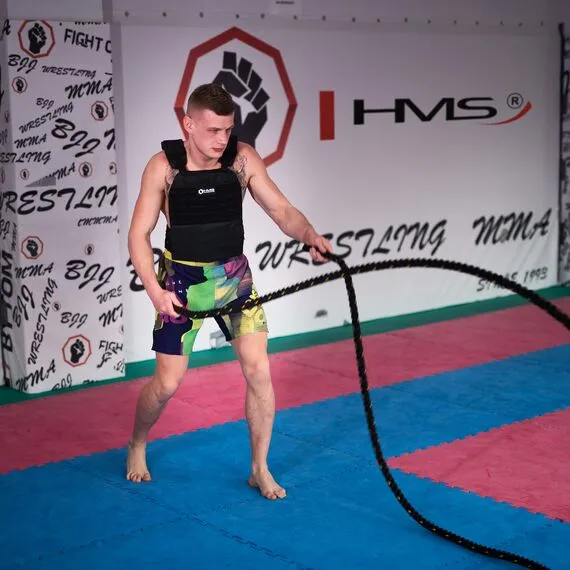 HMS kamizelka treningowa crossfit z obciążeniem 13,5kg TKO14 czarna, Kolor: czarny, Waga: 13.5, Rozmiar: one size, 10 zdjęcie