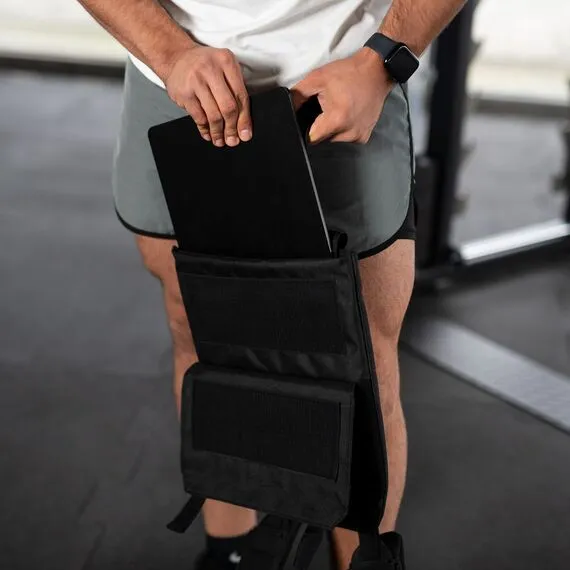 HMS kamizelka treningowa crossfit z obciążeniem 13,5kg TKO14 czarna, Kolor: czarny, Waga: 13.5, Rozmiar: one size, 2 zdjęcie