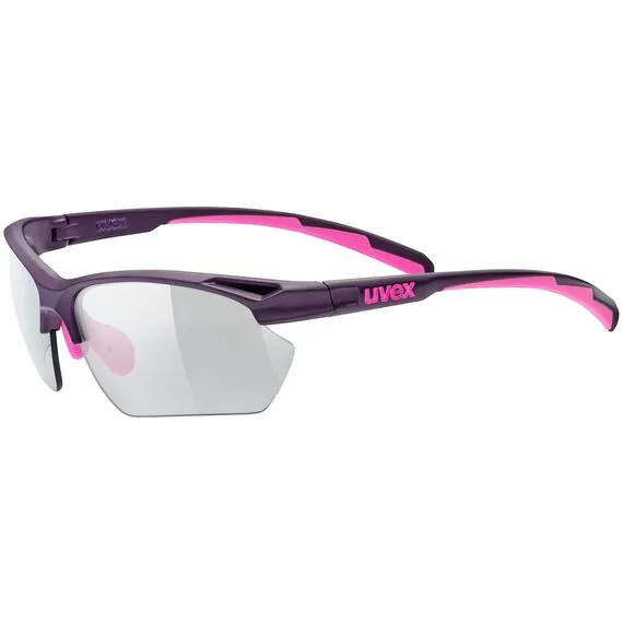 Okulary rowerowe UVEX Sportstyle 802 s V fioletowe