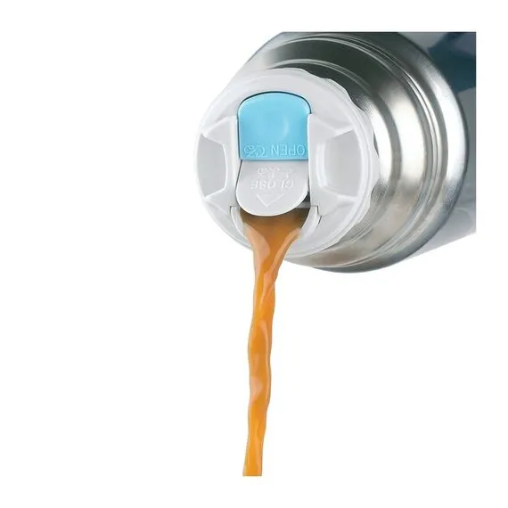 THERMOS termos na gorące napoje z kubkiem czarny