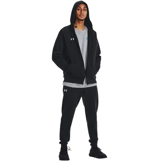UNDER ARMOUR bluza dresowa męska rozpinana Rival Fleece FZ czarna