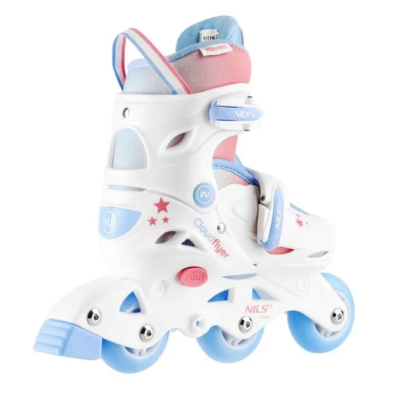 NILS rolki 3w1 rolko-wrotki regulowane dziecięce do nauki jazdy NJ1190