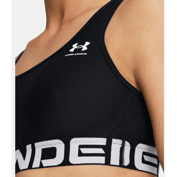 UNDER ARMOUR biustonosz sportowy do ćwiczeń HG Mid czarny, Kolor: czarny, Rozmiar: M, 3 zdjęcie