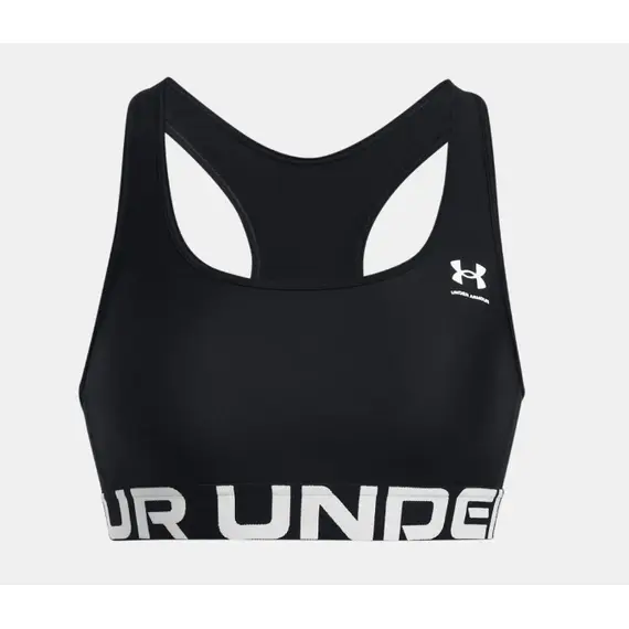 UNDER ARMOUR biustonosz sportowy do ćwiczeń HG Mid czarny, Kolor: czarny, Rozmiar: M, 4 zdjęcie