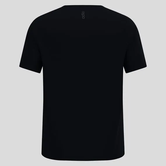 Koszulka męska Odlo ESSENTIAL PRINT T-shirt crew neck s/s czarna