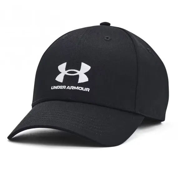 UNDER ARMOUR czapka z daszkiem bejsbolówka Lockup Adj czarna, Kolor: czarny, Rozmiar: one size