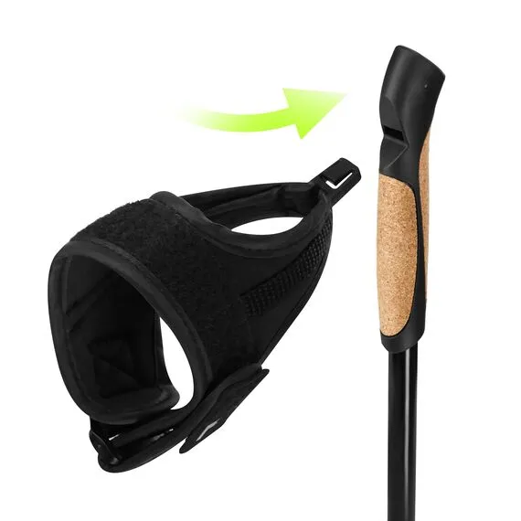 NILS CAMP kije do nordic walking 2 sekcyjne aluminiowe 125cm NW8611, 4 zdjęcie NILS CAMP kije do nordic walking 2 sekcyjne aluminiowe 125cm NW8611, 4 zdjęcie