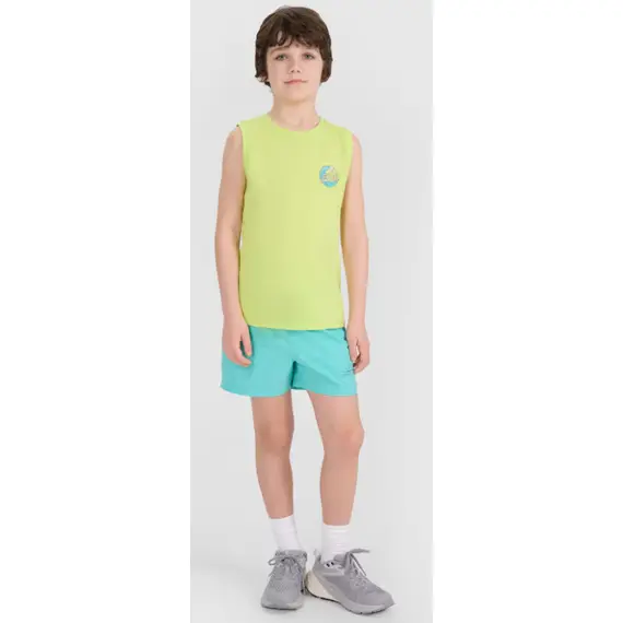 4F koszulka dziecięca bezrękawnik dla chłopca 4FJWSS25TSLEM162 zielona, Kolor: zielony, Rozmiar: 152, 3 zdjęcie