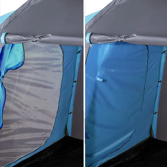 NILS CAMP namiot turystyczny z przedsionkiem rodzinny NC6031 HIGHLAND, Kolor: szary, 11 zdjęcie