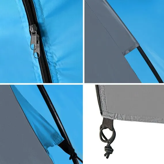 NILS CAMP namiot turystyczny z przedsionkiem rodzinny NC6031 HIGHLAND, Kolor: szary, 12 zdjęcie