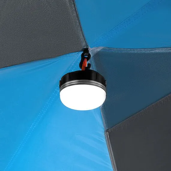 NILS CAMP namiot turystyczny z przedsionkiem rodzinny NC6031 HIGHLAND, Kolor: szary, 9 zdjęcie