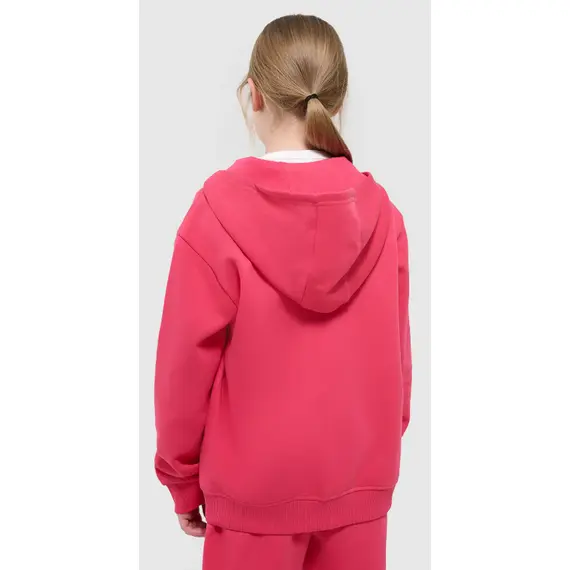 4F bluza rozpinana dla dziewczynki 4FJWSS25TSWSF1853 różowa, Kolor: różowy, Rozmiar: 158, 6 zdjęcie