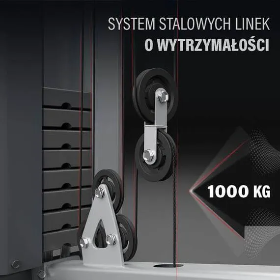 HMS atlas treningowy do ćwiczeń siłowych w domu TYTAN 7, 22 zdjęcie