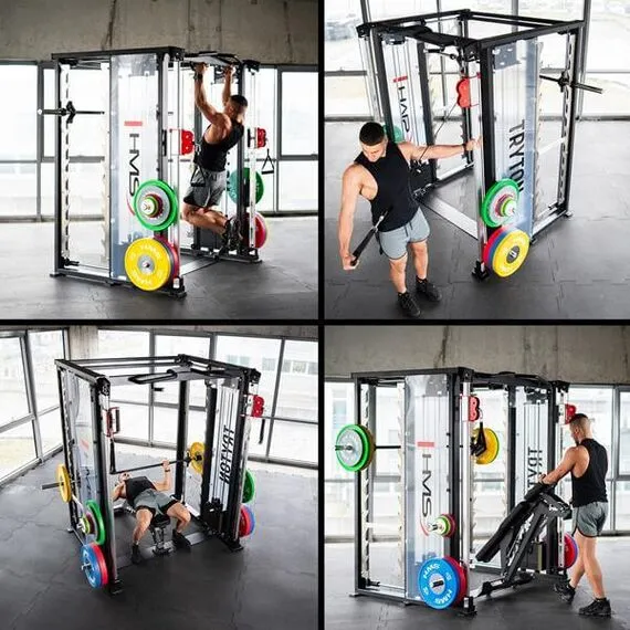 TRYTON SUWNICA Z PODWÓJNYM WYCIĄGIEM I STOSEM COMMERCIAL HMS, 10 zdjęcie