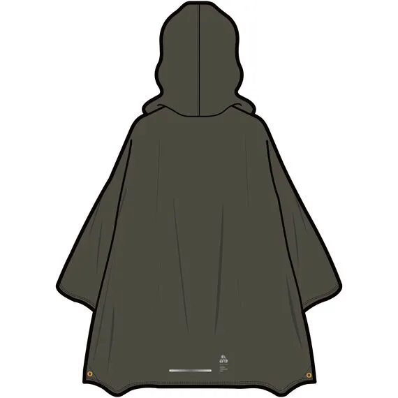 Poncho przeciwdeszczowe dla dorosłych VIKING Vesper zielone, 2 zdjęcie