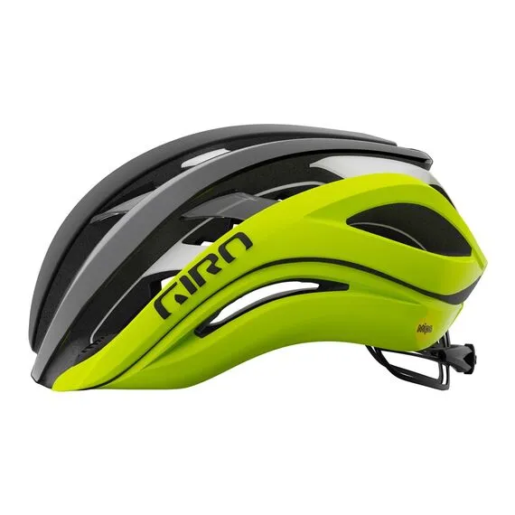 Kask szosowy GIRO AETHER SPHERICAL MIPS matte czarny fade highlight żółty, Kolor: żółty, Rozmiar: S (51–55 cm)