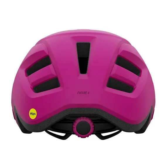 Kask dziecięcy juniorski GIRO FIXTURE II INTEGRATED MIPS matte czerwony, Kolor: różowy, Rozmiar: Uniwersalny (50-57 cm), 3 zdjęcie