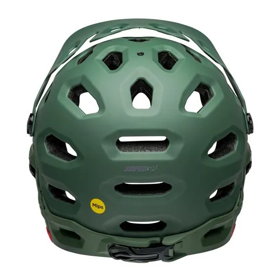 Kask full face BELL SUPER 3R MIPS matte ciemny green infrared, Kolor: zielony, Rozmiar: L (58-62 cm), 4 zdjęcie