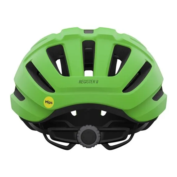 Kask dziecięcy juniorski GIRO REGISTER II INTEGRATED MIPS matte bright green, Kolor: zielony, Rozmiar: Uniwersalny (50-57 cm), 3 zdjęcie