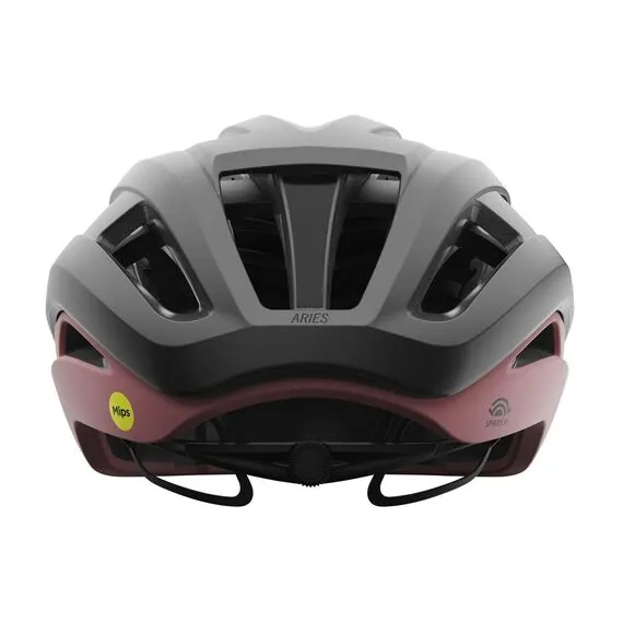 Kask szosowy GIRO ARIES SPHERICAL matte metallic coal dusty rose, Kolor: różowy, Rozmiar: M (55-59 cm), 3 zdjęcie