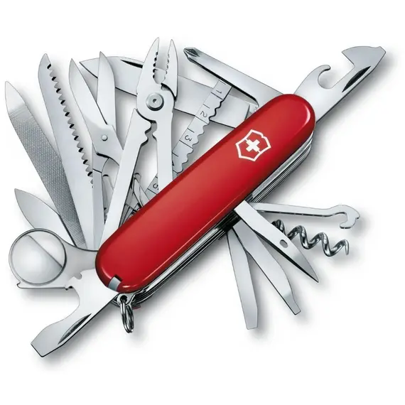 VICTORINOX scyzoryk SwissChamp 91mm Celidor czerwony, Kolor: czerwony