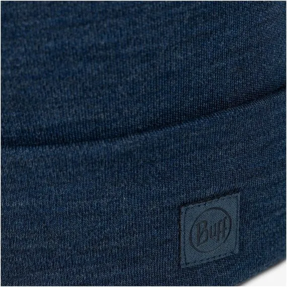 BUFF MERINO HEAVYWEIGHT BEANIE SOLID NIGHT BLUE