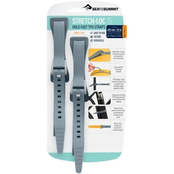 SEA TO SUMMIT Paski mocujące Stretch-Loc 25/62,5 SEA TO SUMMIT Paski mocujące Stretch-Loc 25/62,5