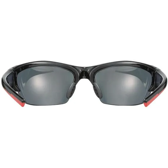 UVEX Okulary blaze III 2.0 czarno-pomarańczowe, Kolor: czerwony, Rozmiar: one size, 6 zdjęcie