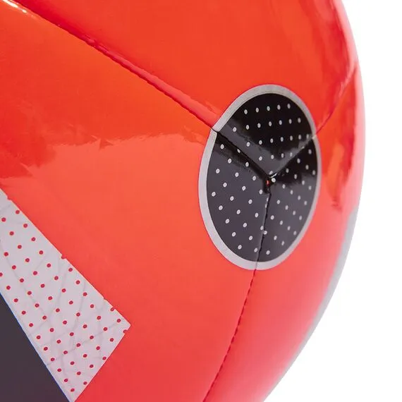 adidas Piłka Euro24 Club Fussballliebe IN9375, Kolor: czerwony, Rozmiar: 5, 3 zdjęcie