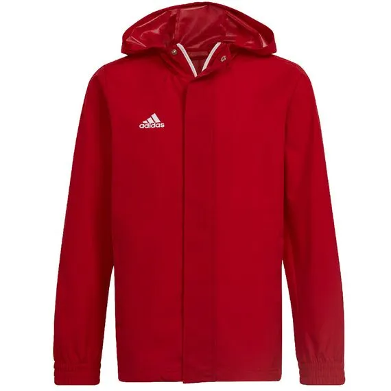 adidas Kurtka ENTRADA 22 AW Jacket IK4013 czerwona, Kolor: czerwony, Rozmiar: 152 cm