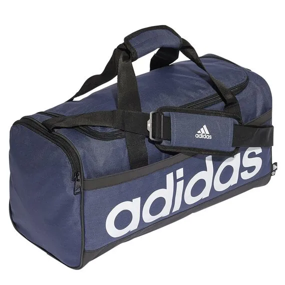 adidas Torba Linear Duffel Bag M HR5349, Kolor: granatowy, 3 zdjęcie