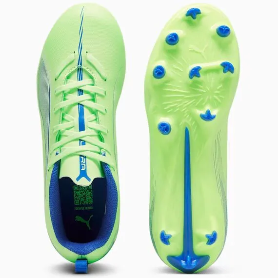 Puma Buty Ultra 5 Play Jr FG/AG 107695-03, Kolor: zielony, Rozmiar: 38, 3 zdjęcie