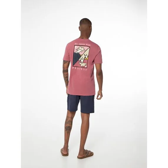 PROTEST Koszulka męska PRTABDIEL czerwona, Kolor: czerwony, Rozmiar: XL, 4 zdjęcie PROTEST Koszulka męska PRTABDIEL czerwona, Kolor: czerwony, Rozmiar: XL, 4 zdjęcie