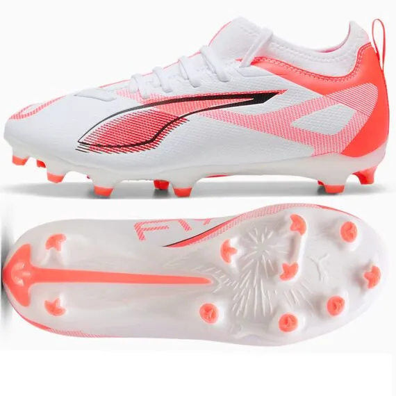 Puma Buty Ultra 5 Match Jr FG/MG 108167-01, Kolor: biały, Rozmiar: 38